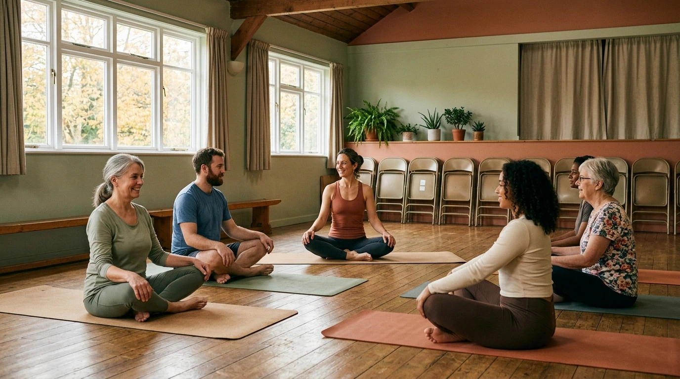 Cours de yoga en studio ou en association