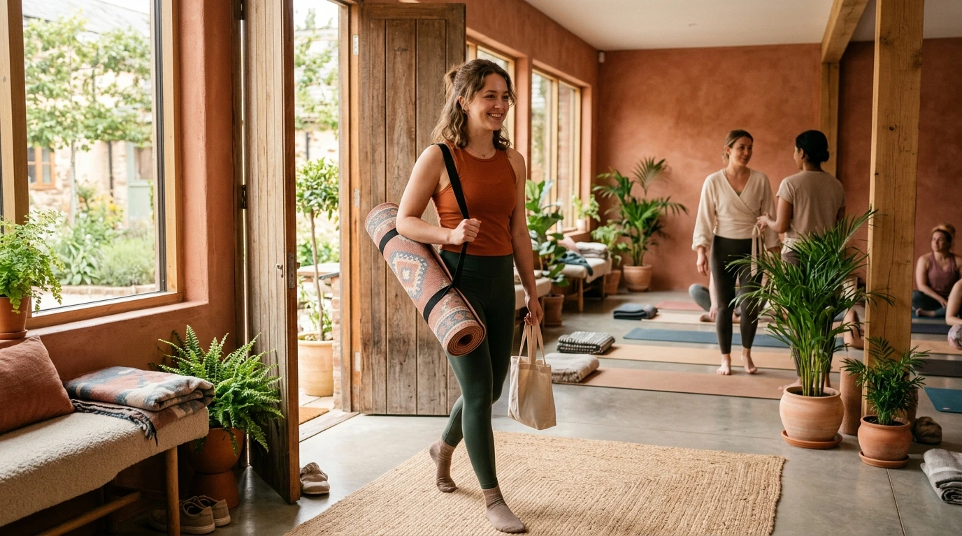 Arriver à son premier cours de yoga