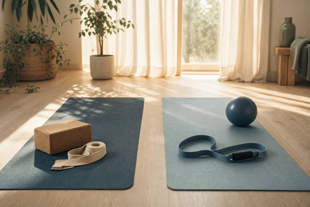 Brique et sangle de yoga : accessoires vraiment utiles ?