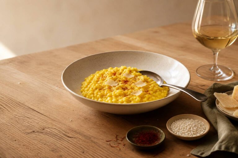 Recette risotto milanaise traditionnelle : l&rsquo;onctuosité